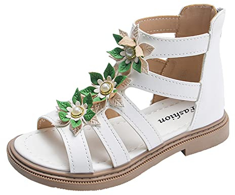 MNSWR Ballerines Fille Chaussons De Danse pour Femme Et Filles,Tropéziennes Fille Sandale Plate Chaussure été Fille Escarpins Fille pour Mariage Escarpins D'été Fille Bride Cheville Bout Ouvert Ch