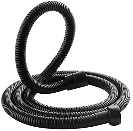 Duschschlauch Flexibles Badezimmer Wasserleitung Matt schwarz Duschschlauch for Badewanne 304 Edelstahl Duschkopf Rohr Wasserhahn Akcesesorien 1.5m 2m Brauseschlauch (Größe : 200cm, Color : DN20)