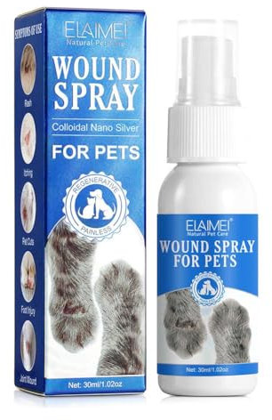Pet Wundspray für Hunde und Haut, Ausschlag, Moos, Kratzer, Flüssigkeit, Reparatur, J8z7, blockierende Wunde