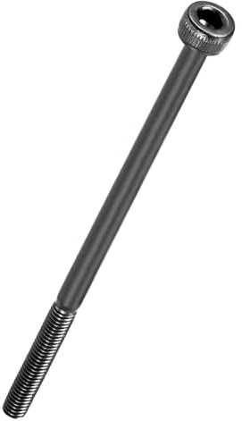 Kozelo 10 Stück Zylinderschrauben mit Innensechskant - [M3-0,5 x 70mm] Schrauben Kohlenstoffstahl Schwarzoxid DIN 912 Teilgewinde Innensechskantschraube für Industrielle Mechanischen
