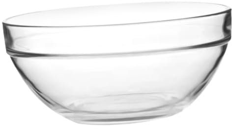 COLLBATH Ciotola in Trasparente Ciotola Per Insalata Multifunzionale Insalatiera Decorativa Impilabile Leggero E Portatile