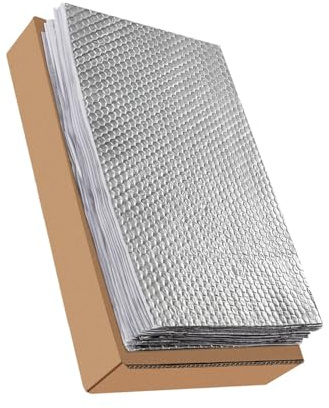 Pamatio Car Sound Deadening Mat Self-Adhesive, 20 Sheet(20 sq.ft ), Butyl Van Insulation & Sound Proofing, 2mm Noise Insulation and Damping Material for Trunk, Home