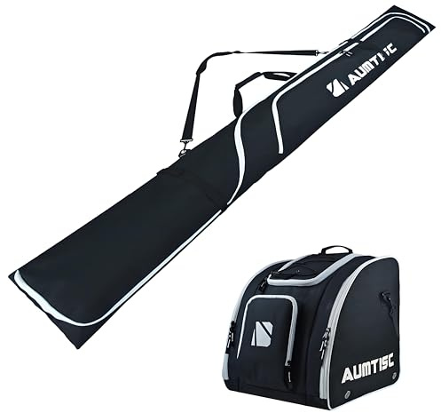 AUMTISC Ensemble sac de ski et sac à chaussures de ski