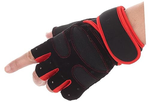 NAMOARLY Training Handschuhe Mit Handgelenkschutz Gewichtheberhandschuhe rutschfest Sporthandschuhe Zum Fitnessstudio Workout Anti-rutsch-Handschuhe Für Krafttraining Trainingshandschuhe Au
