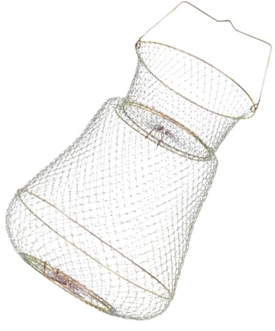 Didiseaon Cestini Per Pesci In Filo Metallico Reti Da Pesca Gabbie Per Pesci Nasse Per Pesci Reti Per Granchi Cestini Per Pesci Vivi Cestini Per Pesci Rotondi Pieghevoli In Rete Per