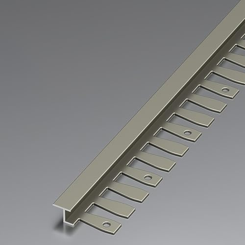 Coayuou Laminat Übergangsprofil 90cm* 3 Stück Fliesen Abschlussleiste Aluminiumlegierur Biegbar Treppenprofil Fliesen Rostfrei & Langlebig Für Flexible Wand- & Bodenabschlüsse(Champagner,5mm)