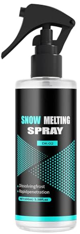 Windshield Ice Melt Spray - 100ML Car De Icer Snow Remover | Quick Defrost Solution For Vehicle Glass, Winter Driving Cold Weather Frost Cleaner, Truck Tractor Freezer Refrigerator Household