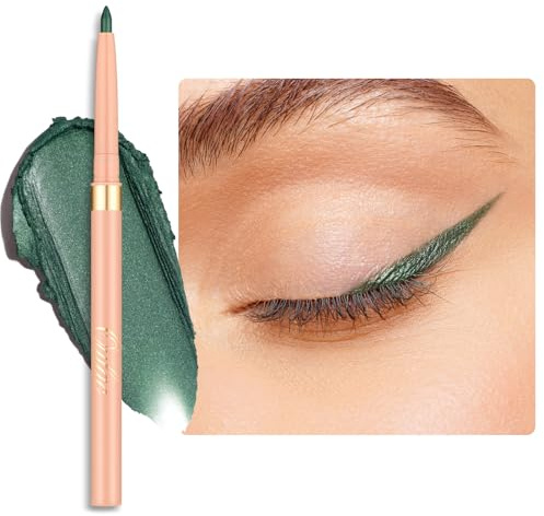 OULAC Kelp Forest Kajal och eyeliner vattentät avtorkningsbeständig matt 24-timmar+ högpigmenterad silkeslen roterande kajalpenna vegansk (16)