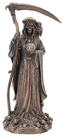 Nemesis Now Dekofigur Santa Muerte, 38 cm, Bronze