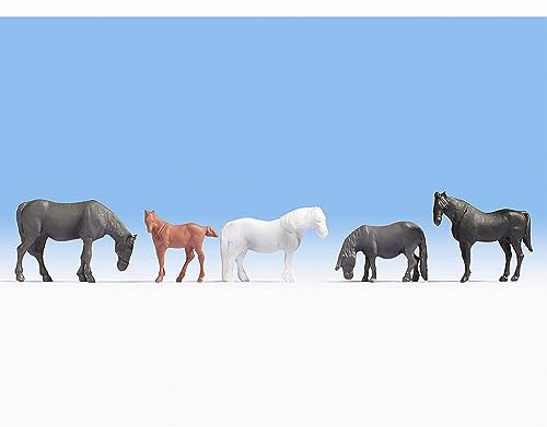 Noch 18215 Pferde 5 Tiere 1:87 H0 Neu
