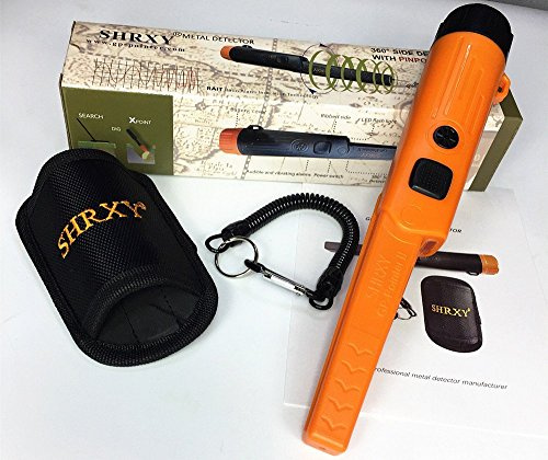 Rivelatore di metallo, puntatore detector di metallo Portable GP-POINTER Gold Finder con luce a LED per applicazioni a bassa luminosità ... (Nuova arancia)