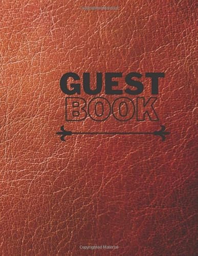 Guestbook: Guest Sign-in Book | Guest Registry | Keep Track of Guests and Contact | Matte Paperback Cover | 115 Pages - (8.5 x 11 inches)