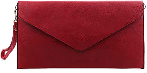 Long & Son Women's Envelope Style, Wristlet,Shoulder, Clutch Bags. 120343