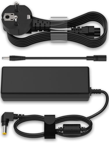 90W（5,5 x 2,5mm） Laptop Ladekabel Netzteil für ASUS X502CA X550C X550CA X550Z X550ZA Medion E1002 E1210 Toshiba Satellite A80 A85 A105 A200 A300 19V 4,74A Ladegerät C0030