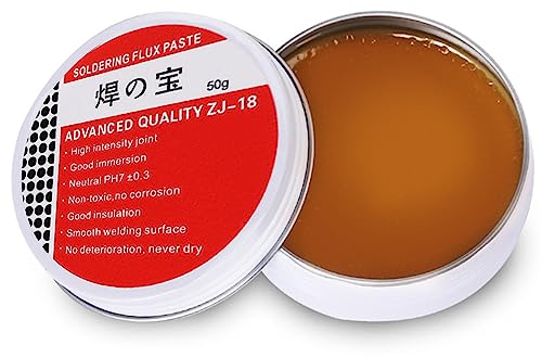 50g Lötpaste,Lötfett,Flussmittel Löten,Solder Paste,Lötflussmittel,Soldering Flux,Lötfett Flussmittel,für Gold,Kupfer,Eisen,Zinn,Instrumente,Mechaniker (Nettogewicht 50g)