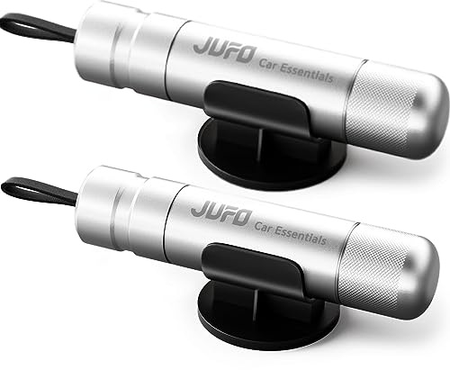 JUFO Safe X 2 Packs Pro Car Escape Tool, Window Breaker & Cutter, Silver