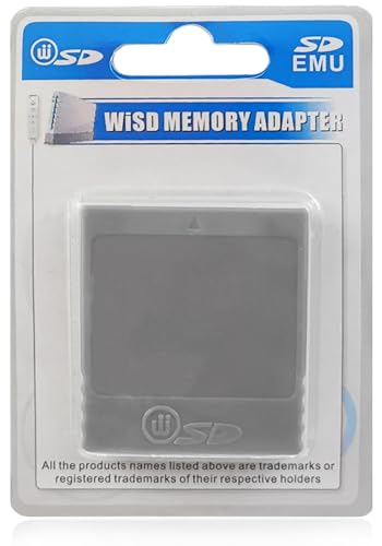 Hyamass SD Memory Card Reader, Flash Card Converter Adaptor for Nintendo Wii NGC Gamecube Video Games Console Accessories