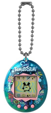 Bandai - Tamagotchi - Tamagotchi Original - Ozean - Elektronisches virtuelles Tier mit Farbdisplay, 3 Tasten und Spielen - Interaktives Tier auf Deutsch - Kinderspielzeug ab 8 Jahren - 42979