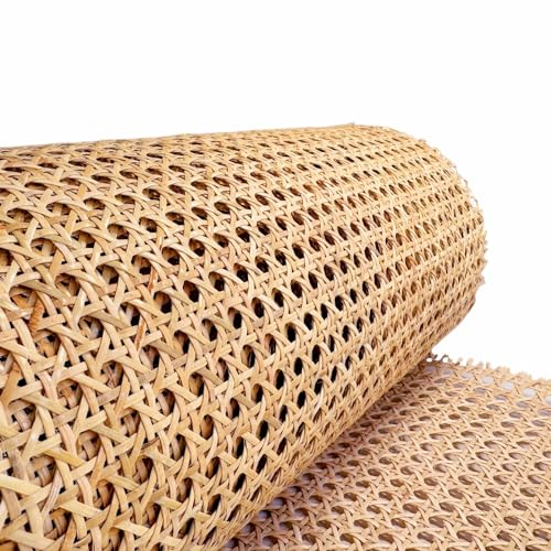 Wiener Geflecht, Natürliches Breite Rattan-Gurtband 70 x 500cm, Wasserdicht Stuhlgeflecht Rattanstuhl Reparatur Wabengeflecht Möbel Dekoration,Cane Webbing Stuhl Wiener Geflecht Für DIY Projekte