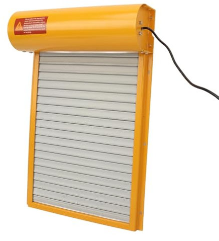 HACSYP Apriporta Automatico - Strumento di Apertura Solare in Metallo for Porta del pollaio, serranda avvolgibile for Gabbie di pollai di Anatre e oche(Yellow)