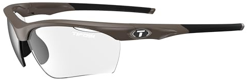 Tifosi Vero Sunglasses (Iron, Clear Lens)