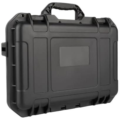 Ayztantine Fotokoffer Mit Schaum 430x350x190mm Kunststoff-Sicherheitsausrüstungskoffer Wasserdichter Hartschalen-Werkzeugkoffer Trockenlagerungs-Werkzeugkasten mit Schaumstoff