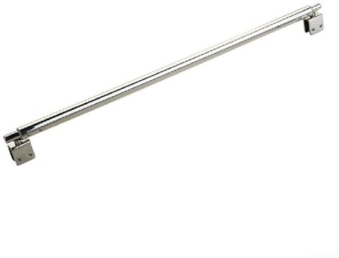 BlissfulAbode Barre de support de paroi de douche en acier inoxydable pour salle de bain, écran de douche à l'italienne (3# (double tête))