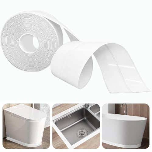 Weichsockelleiste Selbstklebend, 20x20mm 12M PVC Sockelleiste Selbstklebende, Sockelleisten küchenabschlussleiste für Küche und Badezimmer Weiß