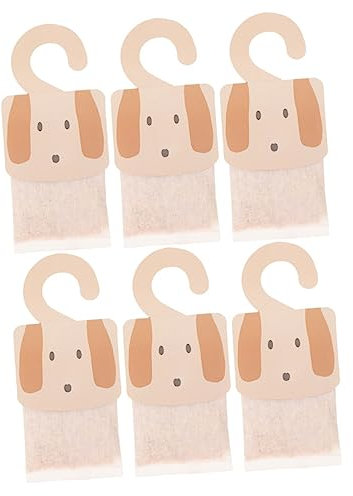 VOSAREA 6pezzi Sacchetti Profumati Per Armadi Fragranza Duratura Per Casa Bagno e Armadi Perfetti Per Vestiti e Scarpe Facile Da Appendere Design Warm Puppy