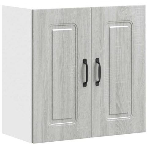 vidaXL Küchen-Hängeschrank Kalmar Grau Sonoma Holzwerkstoff
