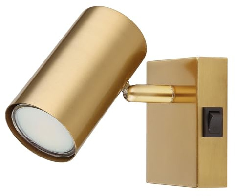 Globo Wandleuchte Flurlampe Wandlampe Spot beweglich Schlafzimmerleuchte Gold Metall