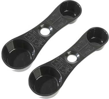 2 Pcs Smart Coffee Scoop Spoon for Ninja, Double Sided Measuring Scoop Spoon for CF090 CF091 CF092 CF097 Cuisinart Mr. Coffee Keurig K-Cup Coffee Bar Maker - Perfectly Measured Coffee Every Time