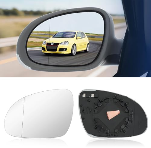 Convitex Spiegelglas Links für VW Eos (06-10) Golf Plus (04-14), Golf V (03-09), Jetta iii (04-10), Passat (03-11), Sharan (03-10), Sea|t Alhambra (04-10), Sko|da Superb I (06-08) Beheizbar Asphärisch