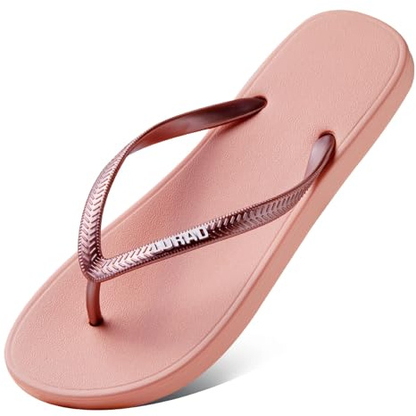JaYouhe Womens Quick-Dry Flip Flops with Non-Slip Sole & Comfort Cushioning | Water-Resistant Beach Pool Shoes for Women, Lightweight Summer Sandals for Outdoor Swimming, Hiking, Travel