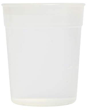 AIOS Dishwasher Safe Stackable Plastic Cups/Beakers/Tumblers 250ml (Set of 6) (Clear)