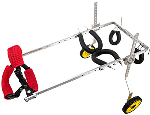 Adjustable Dog Wheelchair for Senior Dogs – Rear Leg Support Scooter for Paralyzed s Mobility Aid for Small & Large Breeds