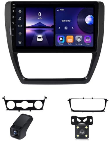 Android 14-bilradio för Volkswagen Sagitar 2012-2016/Pekskärmsstereo/8-kärnig Processor/Wi-Fi+4G LTE/Trådlöst CarPlay/Android Auto/Bluetooth 5.0/EQ/FM/AM/RDS-radio/GPS/Delad Skärm(X20)