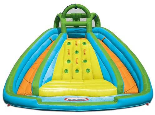 Little Tikes Rocky Mountain River Race Inflatable Slide Bouncer Multicolor, 161.00''L x 169.00''W x 103.00''H --- Weight: 50.00lbs.