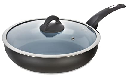 Tower T80305 Cerasure 28 cm Multi-Pan with Aluminium Body with Stay Cool Ergonomic Phenolic Handles, Non-Stick, Graphite