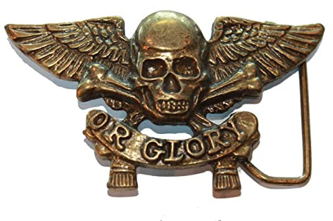 Hansen Styling Parts Gürtelschnalle Totenkopf (aus Metall)