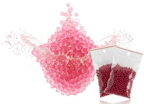 10 Tüten MEDIUM Rosa - Wasserperlen, Gelperlen, Blumenperlen, Hydroperlen