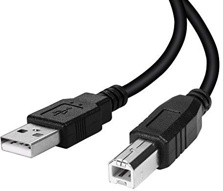 UYGHHK USB 2.0 Printer Cable, USB 2.0 Type B Lead A Male to B Male For Printers (1 Meter)