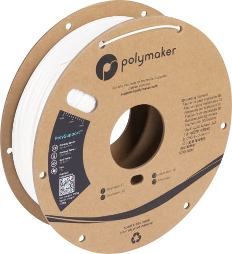 Polymaker PD04001 Polysupport Breakaway Filament Supportmaterial 1.75mm 750g Perlweiß 1St.