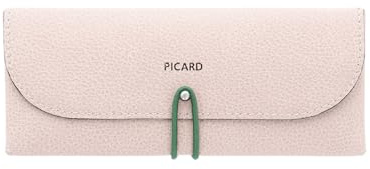 Picard Brillenetui Taste | Brillen Etui Damen aus weichem, hochwertigem Echtleder | Sonnenbrillen Etui mit sicherem Verschluss aus elastischem Gummiband | leicht, ganz aufklappbar