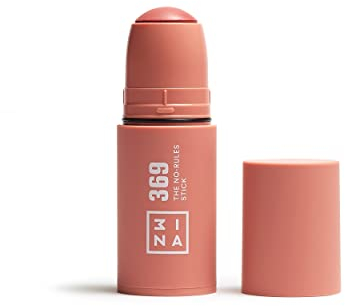 3INA MAKEUP - The No - Rules Stick 369 - Brown pink Blush Stick Matte for Sensitive Eyes Lips & Cheeks with Hyaluronic Acid - Cream Blush for a Natural Finish - Vegan - Cruelty Free