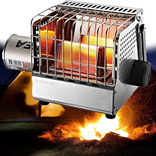 XFAK Calentador De Propano para Tiendas De Campaña Ultraligeras Mini Calentador Portátil De Gas De Camping Calentador No Eléctrico para Horno De Calefacción Portátil Interior