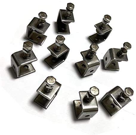 JVJ 10stk C Klemme Delstahl Heavy Duty trägerklemme 30mm für zwingen Klemmen Spanner, Holzarbeiten Werkzeug Heimwerken Autoreparatur