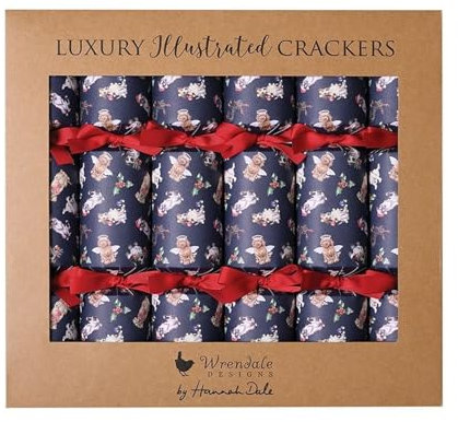 Wrendale Designs by Hannah Dale - A Pawsome Christmas - Set di 6 cracker natalizi di lusso