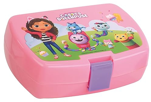 Fun House GABBY ET LA CASA MAGICA SCATOLA GOUTER PER BAMBINO H.6,5 x L.17 x P.13,5 cm, Rosa