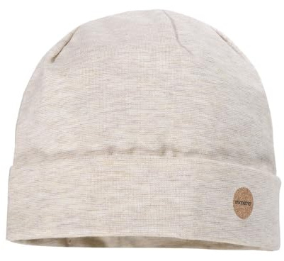 maximo GOTS Baby-Beanie, Umschlagrand Microringel, Jersey, UV 50